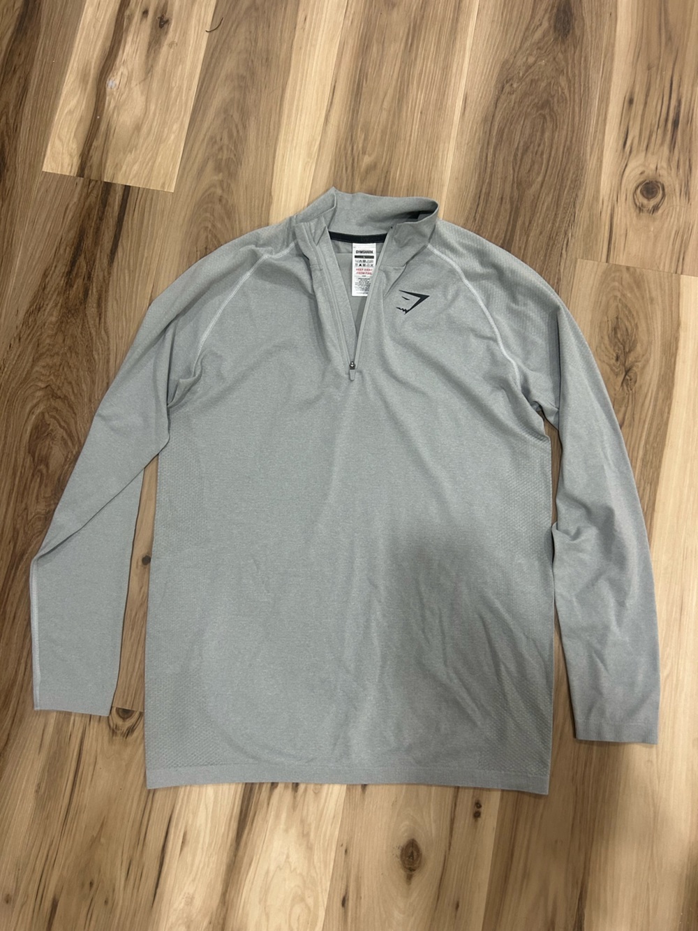 Gymshark Men’s Quarter-Zip Pullover - Light Gray
